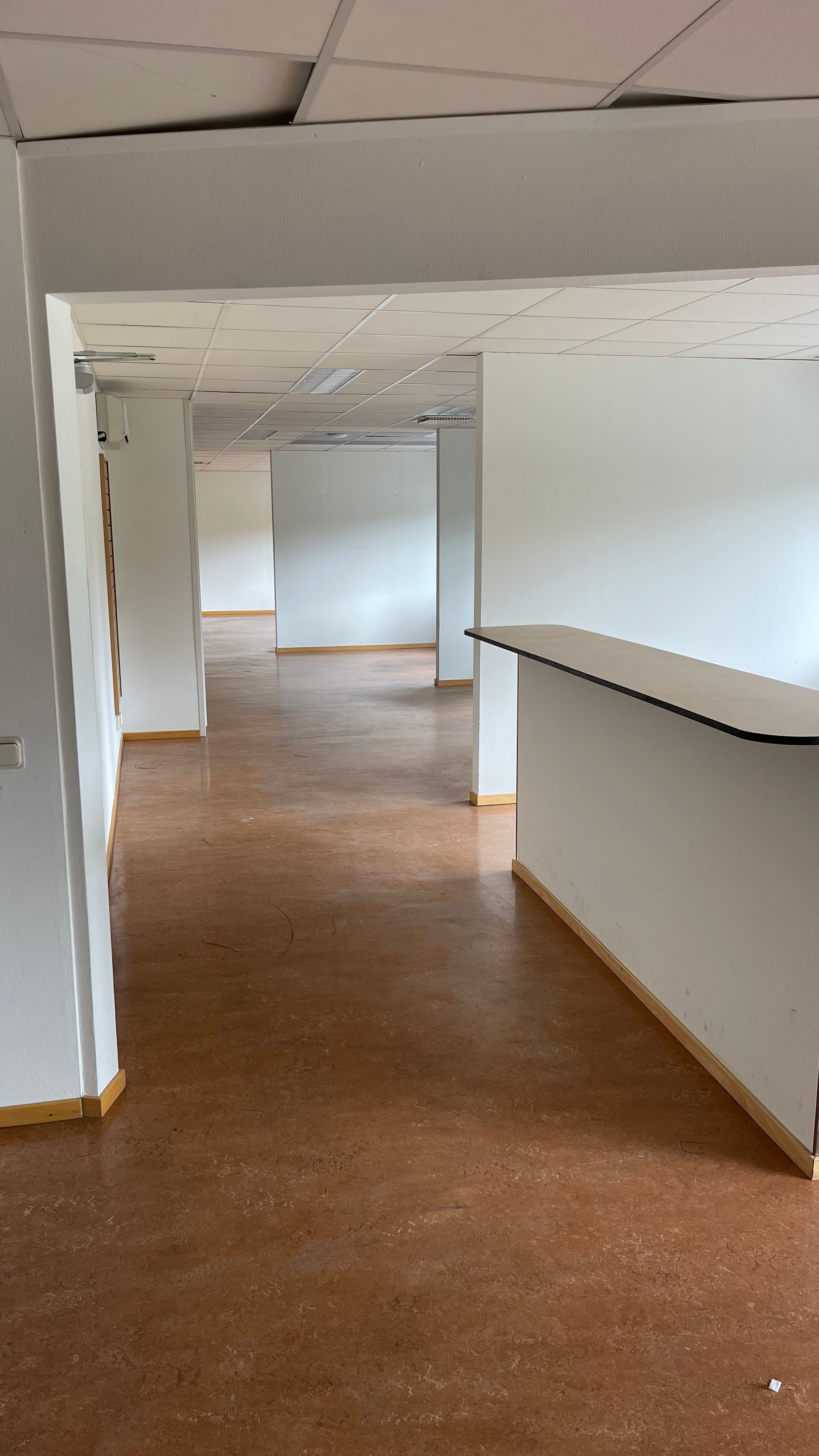 Kontorsutrymme på övervåningen